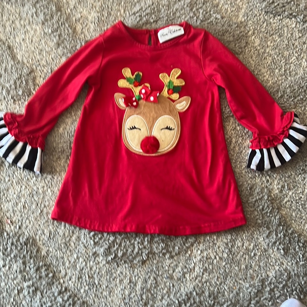 24m Rare Editions Christmas dress